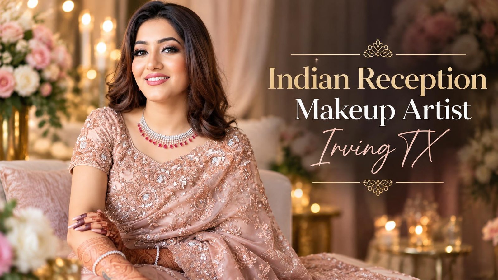 Indian Reception Makeup Artist Irving TX