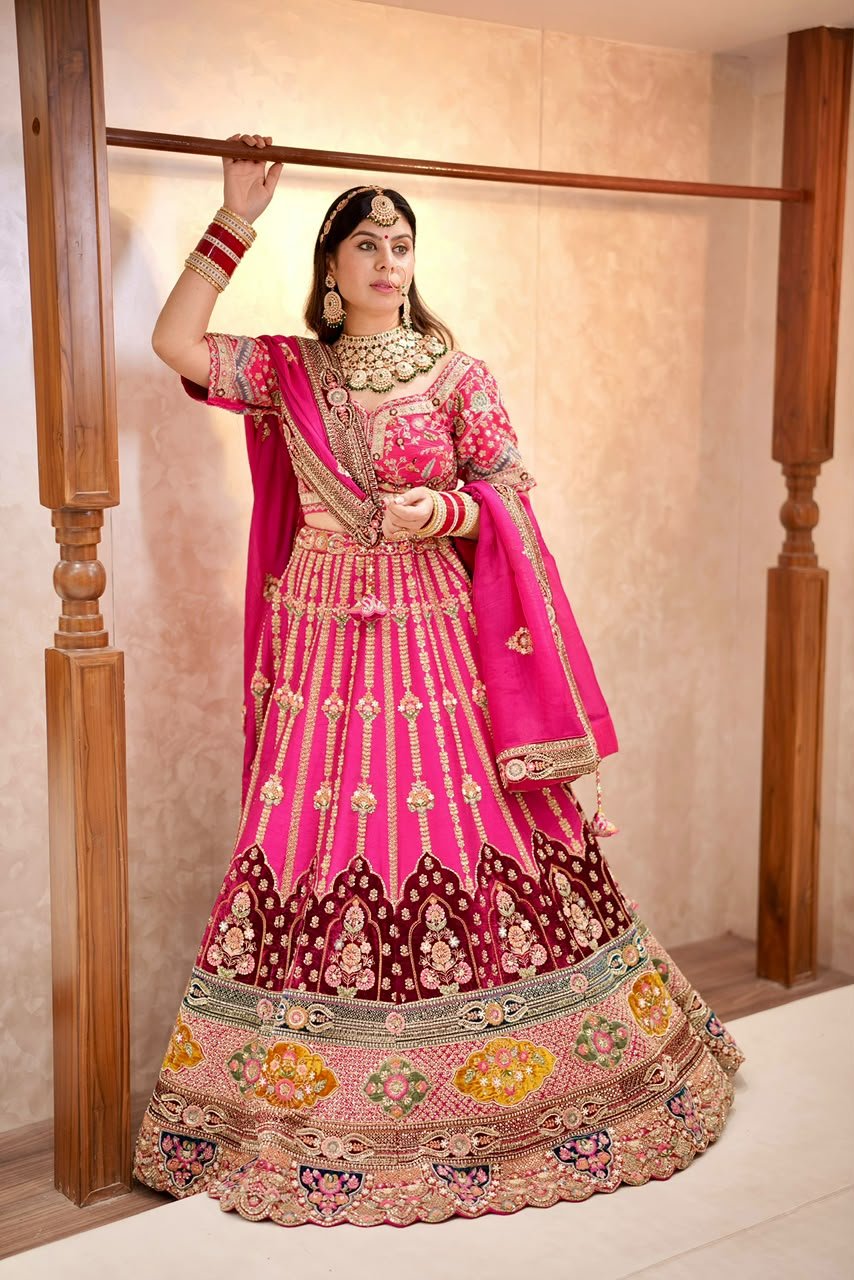 Bridal Pink Luxe Lehnga (Allen Tx) - Image 3