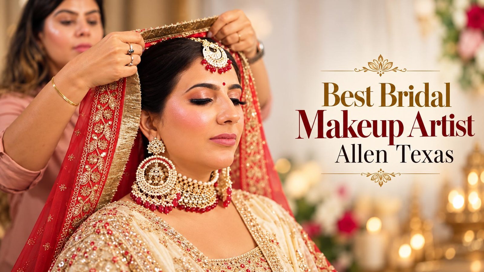 Best Bridal Makeup Artist Allen Texas