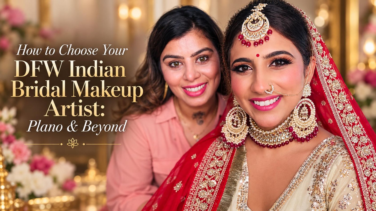 How to Choose Your DFW Indian Bridal Makeup Artist: Plano & Beyond