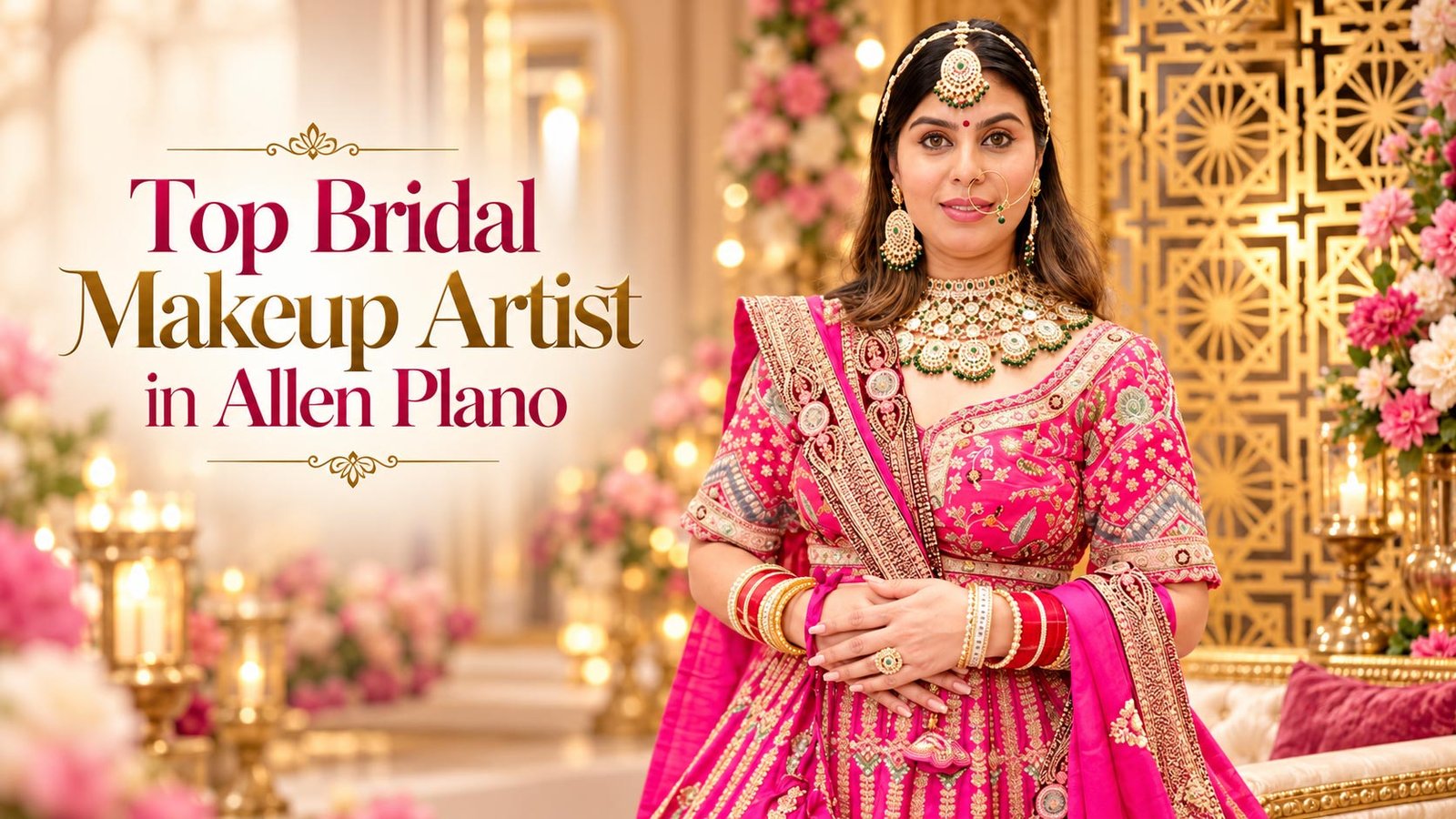Top Bridal Makeup Artist in Allen Plano